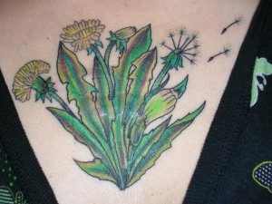 Awesome Dandelion Tattoo