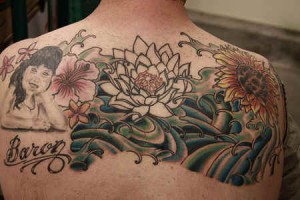 Bold Flower Tattoo