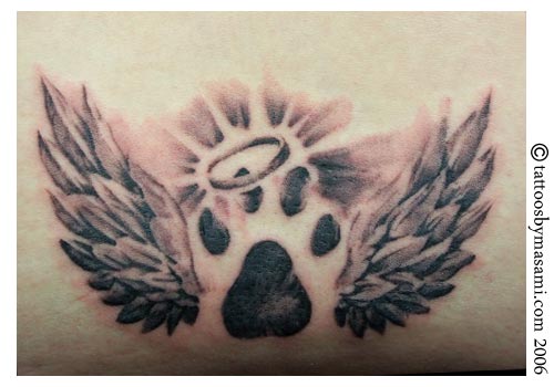 Dog Paw Tattoos