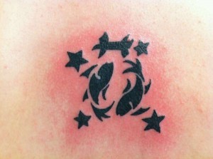 Tribal Pisces Tattoo 