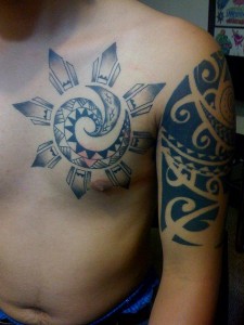 Polynesian Sleeve Tattoo