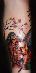 Serious Samurai Tattoo