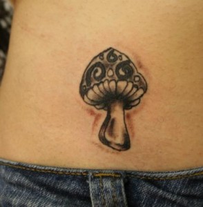 Psychedelic Mushroom Tattoo
