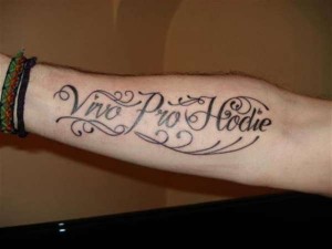 Inspirational Latin Quote Tattoo