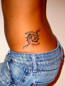 Tribal Pisces Tattoo