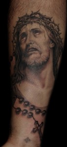 Crown of Thorns Jesus Tattoo