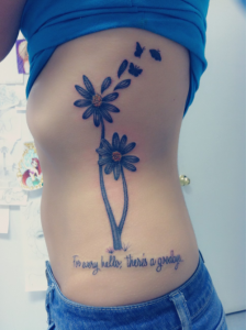 Inscription Daisy Tattoo