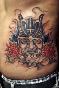 Bold Samurai Tattoo