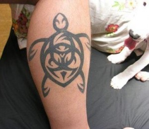 Tribal Turtle Tattoo