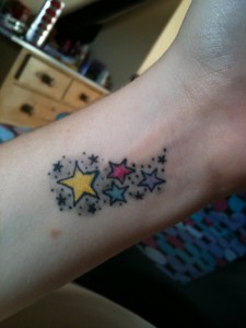 Stars wrist Tattoo