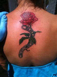 Rose Back Tattoo