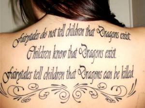 Fairytale Quote Tattoos