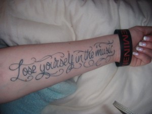 Eminem Quote Tattoos
