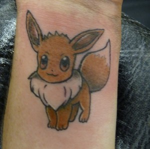 Eevee Wrist Tattoos