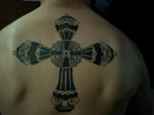 Fancy Cross Tattoo