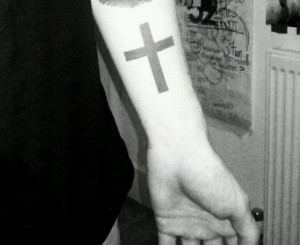 Basic Cross Tattoo