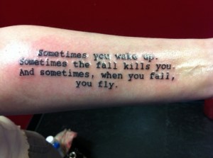 Sometimes... Quote Tattoos