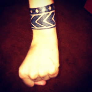 Wrist Band Aztec Tattoos