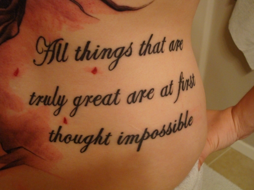 33 Inspirational  Quote  Tattoos  to Consider