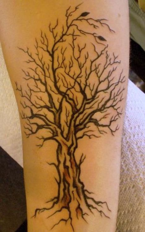 dead tree tattoos