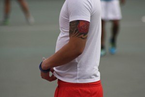 Rose tattoo on man's arm Rose tattoo arm