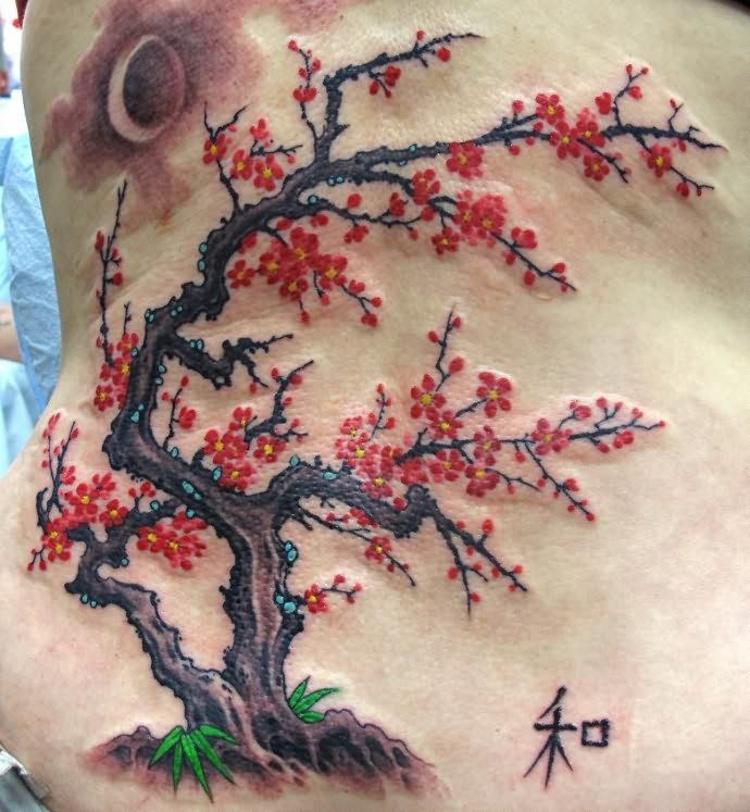 cherry blossom tattoo