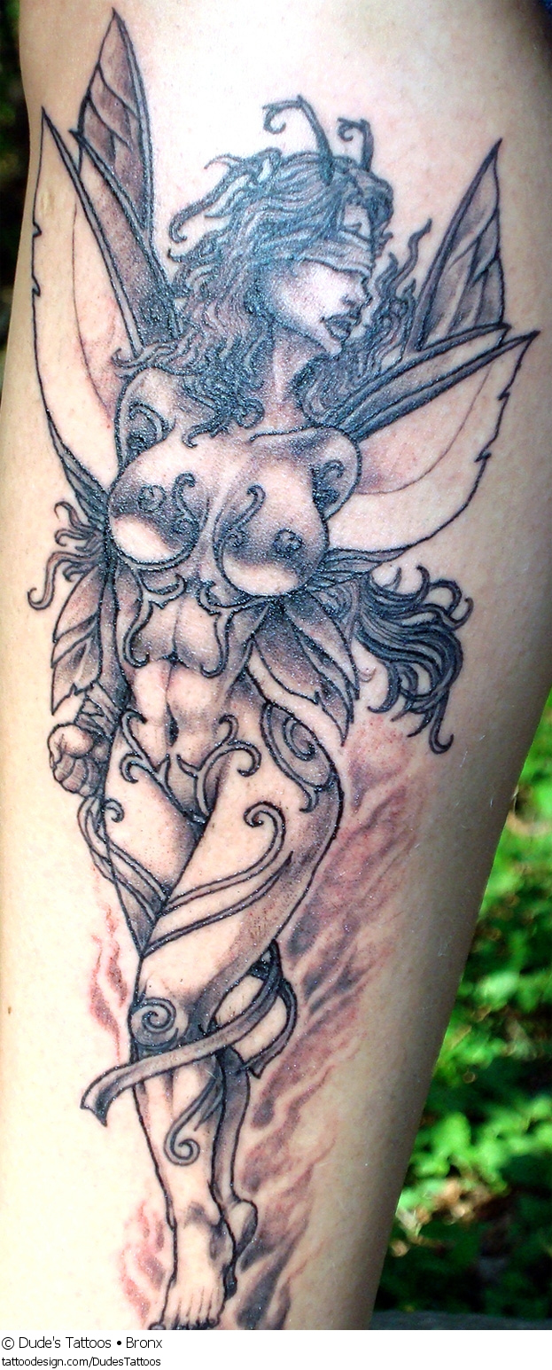 We’re not in Neverland anymore; this tattoo shows that fairies aren’t just ...