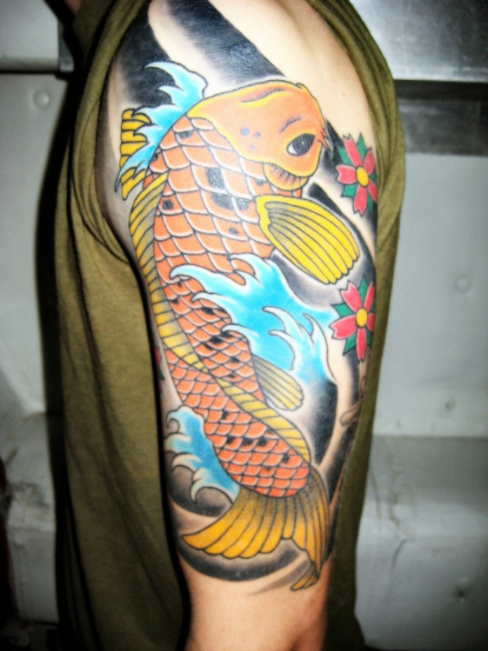 japanese tattoo on arm