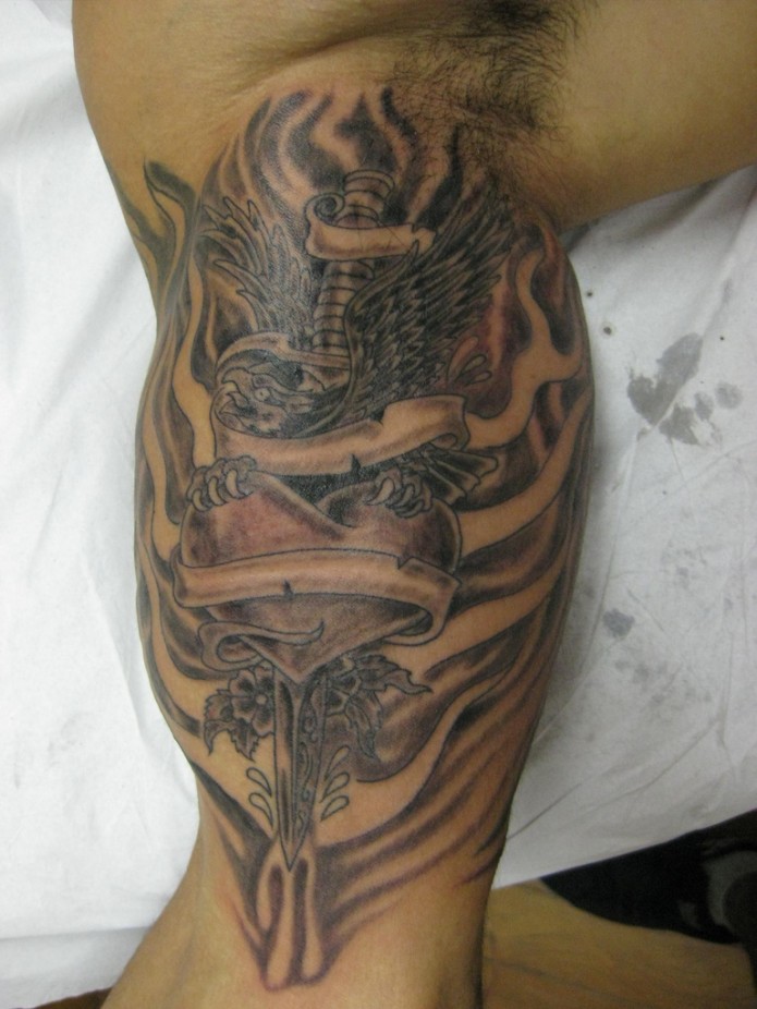 maori tattoo on arm