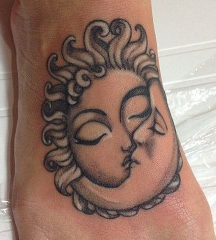 Tattoo uploaded by Bailie Waters  Matching Sun and Moon for some lovely  lady friends by Bailie Waters  Tattoodo