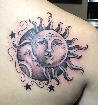 65 Amazing Sun and Moon Tattoo Designs for the Couples - Tattoo Me Now