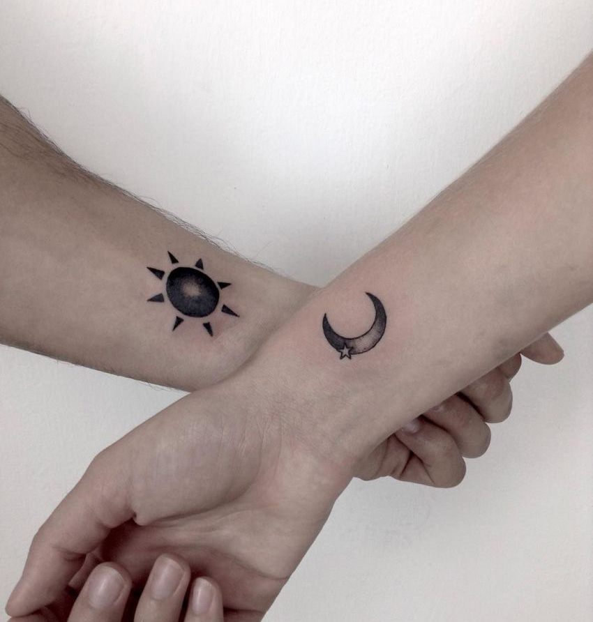 65 Amazing Sun and Moon Tattoo Designs for the Couples Tattoo Me Now
