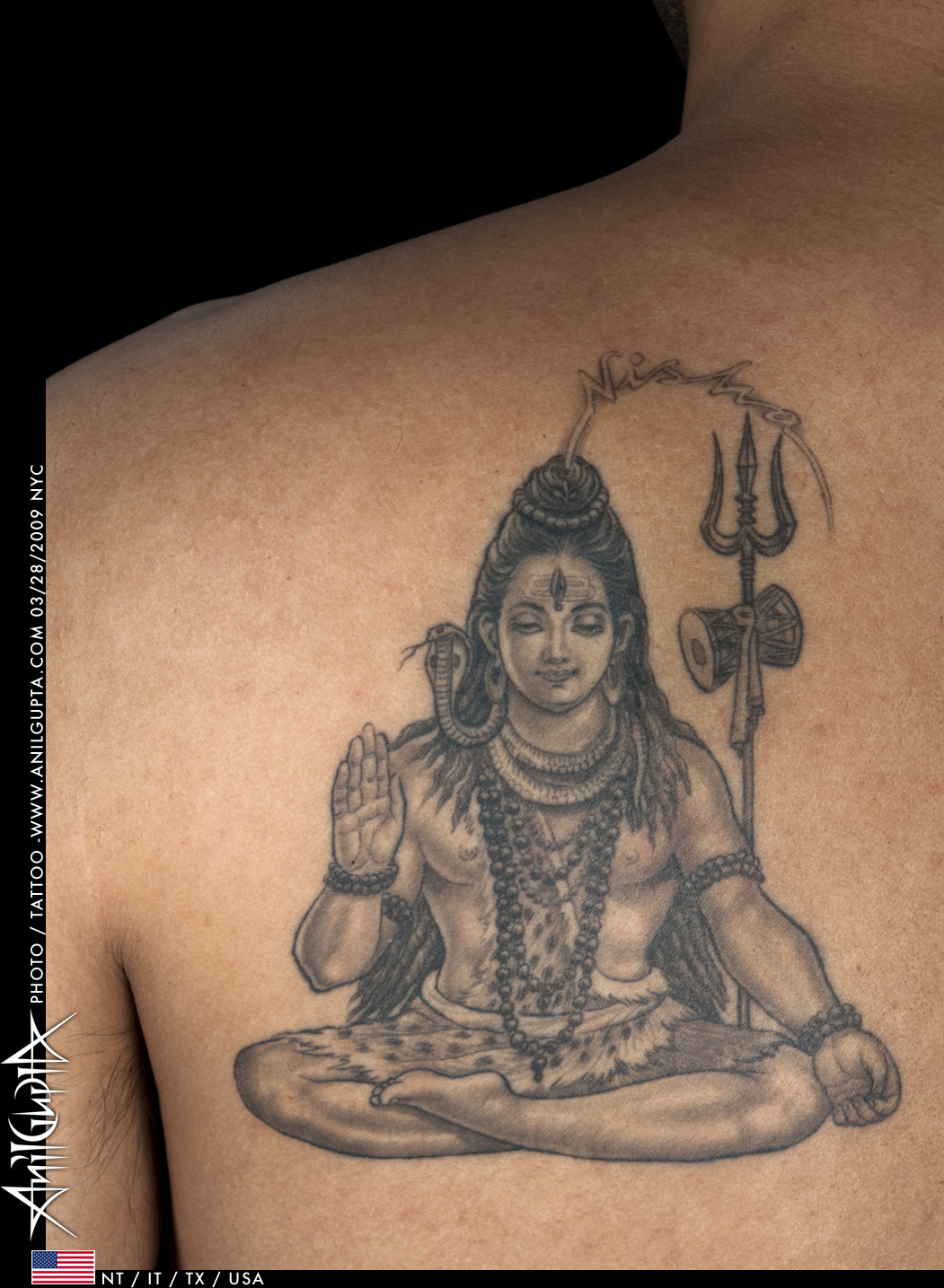 Lord Shiva Color Tattoos Lord Shiva Color Tattoos