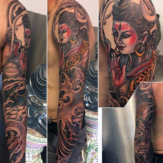 Lord Shiva Tattoo Rkstattoo - Best Tattoo Artist In Goa - Top Tattoo Studio  India Rk's Ink Xposure