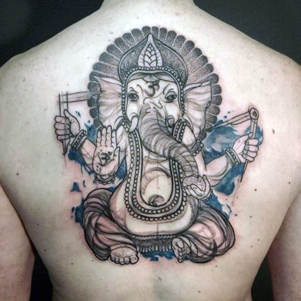 50 Amazing Lord Ganesha Tattoo Designs and Meanings Tattoo Me Now