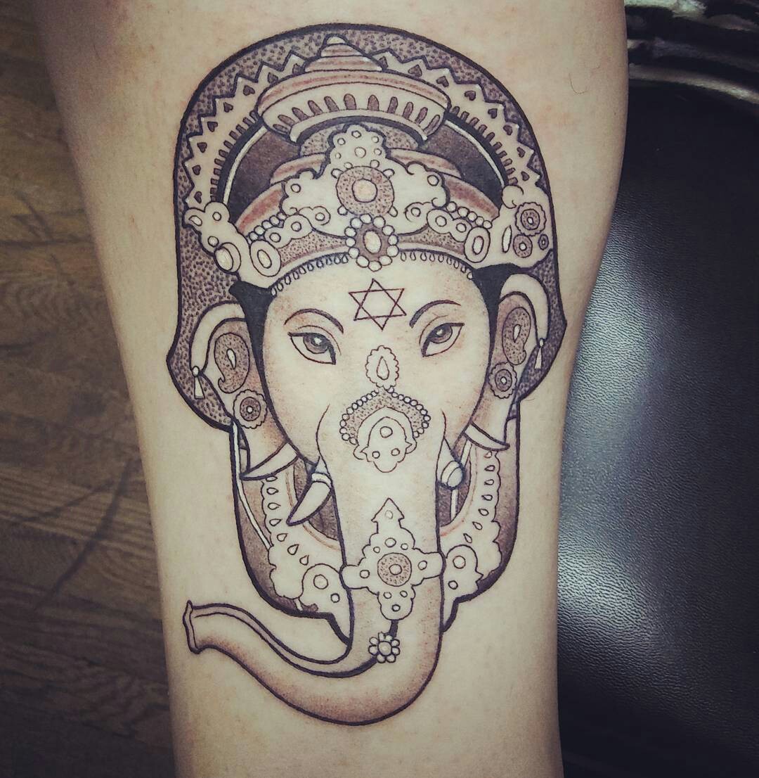 50 Amazing Lord Ganesha Tattoo Designs and Meanings ...
