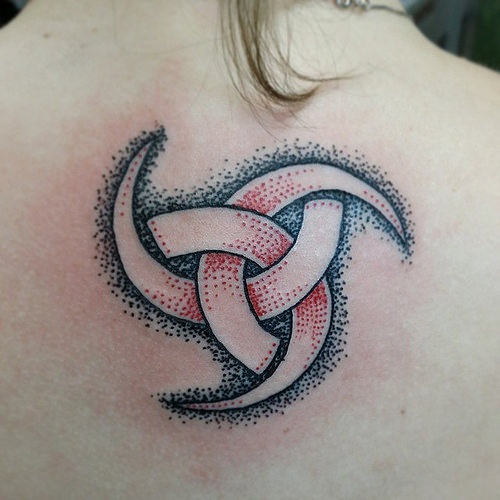 Image of Viking triple horn tattoo
