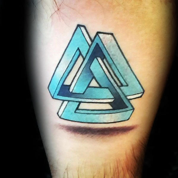 norse valknut tattoo norse valknut tattoo