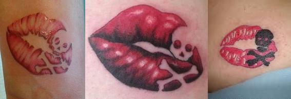 pic Kiss Mark Tattoo meaning of lips tattoos on the neck