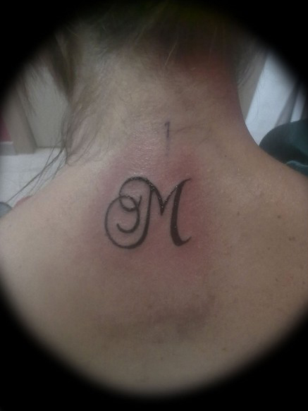 M+J+M heart (Love) MJM heart original tribal tattoo design