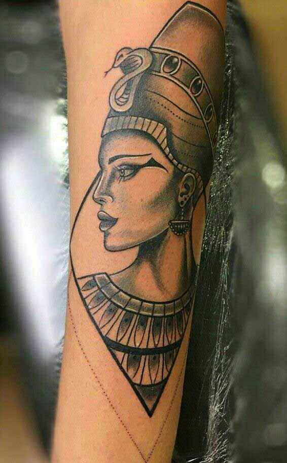 Egyptian Queen Nefertiti Tattoo Designs.