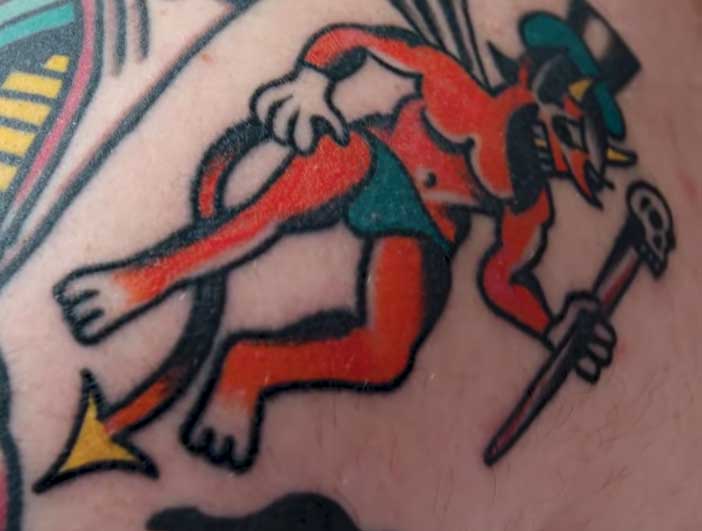 Action Bronson reveals his crazy tattoo collection and breaks them down