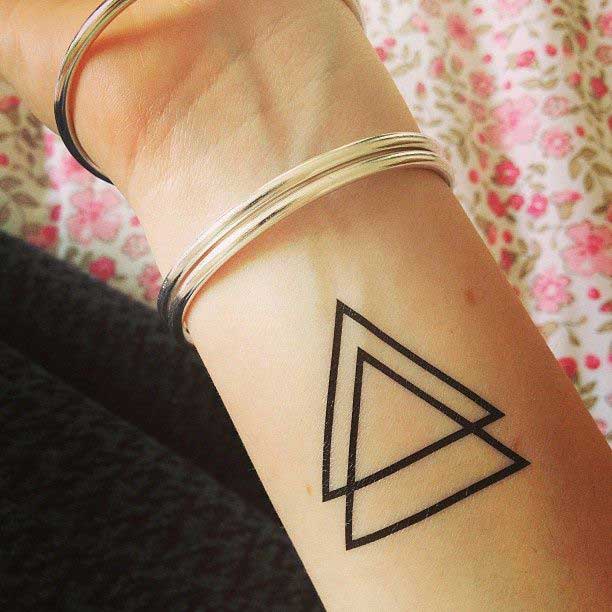 The Meaning of a Double Triangle Tattoo