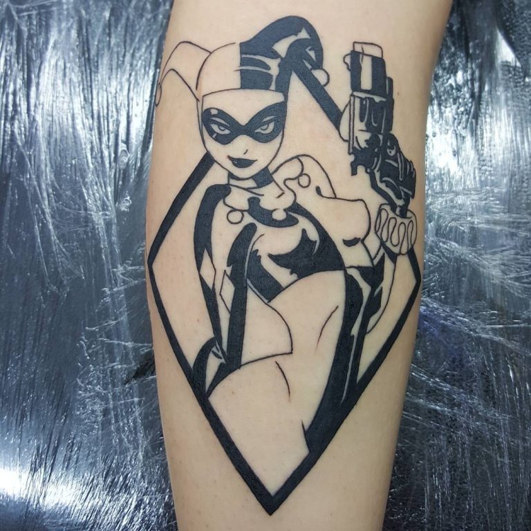 A fantastic Harley Quinn tattoo by  Revival Tattoo Studio  Facebook