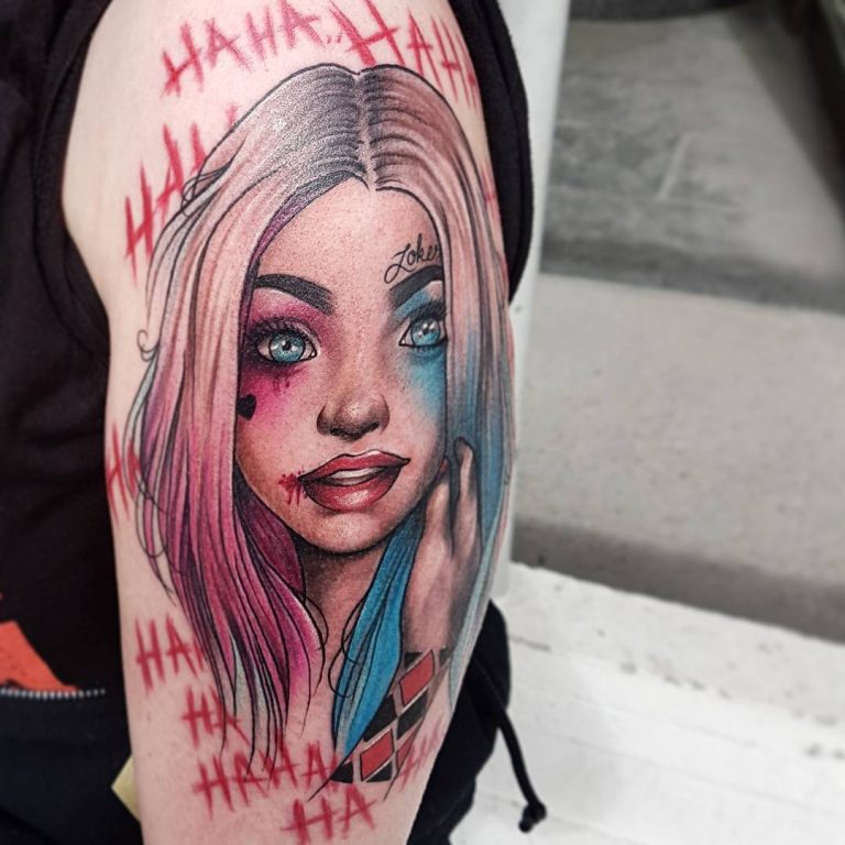 Harley Quinn Joker Tattoo by DaddySweetsTattoo on DeviantArt