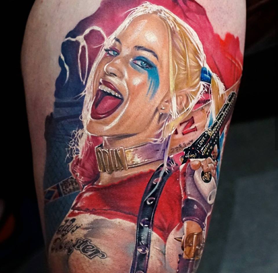Harley Quinn by Danny Elliott TattooNOW