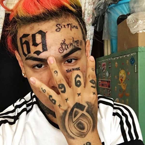 face rapper tattoo nine 69 tats sixty tattoos mic comments boogie wit hoodie da daddy meanings explained behind stories designs