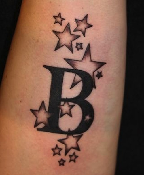 The Letter B Tattoo Designs 7