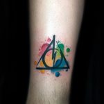 Harry Potter Watercolor Flower Color Orlando inspired tattoo by Orlando  Tattoo Artist  Scott CoolAid Irwin