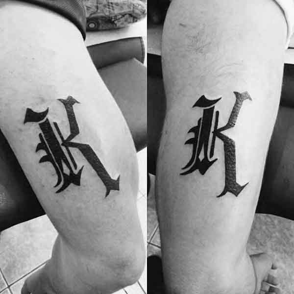 K letter tattoo for women hand #ktattoo #k logo #k with flute tattoo #k  with peacock feather tattoo designs #k with heartbeat tattoo #k… | Instagram